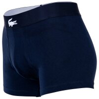 LACOSTE Mens Boxer Trunk 6 Pack, Big Croc Print, Cotton Stretch Green/Dark Blue/White XL (X-Large)