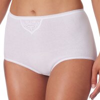 SCHIESSER Womens Maxi Briefs, 2-pack – ‘Cotton Essentials’, Maxi Pants, cotton White M (Medium)