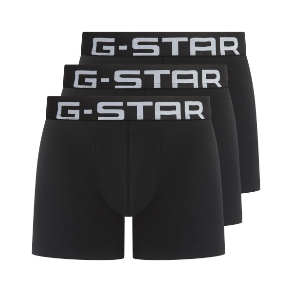 G-STAR Men Boxer Shorts, 3-Pack - OAK, Trunks, Cotton Stretch Black M (Medium)