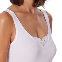 SCHIESSER Womens Undershirts, 2-Pack - ‘Cotton Essentials’, Tank Top, Cotton White 3XL (XXX-Large)
