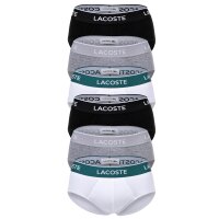 LACOSTE Herren Slips, 6er Pack - Casual, Briefs, Cotton...