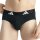 adidas Herren Slip, 6er Pack - Briefs, Active Flex Cotton, Logo, einfarbig Schwarz M