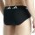 adidas mens briefs, 6-pack - Briefs, Active Flex Cotton, logo, solid colour Black S (Small)