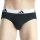 adidas Herren Slip, 6er Pack - Briefs, Active Flex Cotton, Logo, einfarbig Schwarz/Weiß S