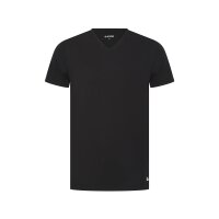 G-STAR Men T-Shirts, 3-Pack - SPRUCE, V-Neck, Plain Black M (Medium)