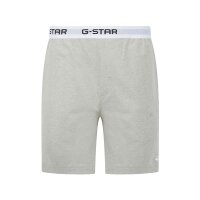 G-STAR Men Pyjamas, short - SLATE, pyjamas, round neck, logo, solid color White/Grey M (Medium)