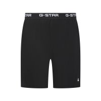 G-STAR Herren Schlafanzug, kurz - SLATE, Pyjama, Rundhals, Logo, einfarbig Schwarz M