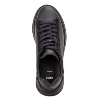 BOSS Mens Sneakers - Bulton Runn sdgrlt, Low-top, Lace-up, Genuine Leather, Logo Black EUR 45 (UK 11)
