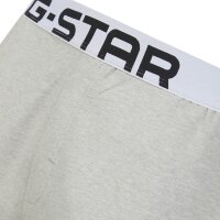 G-STAR Herren Schlafanzug, lang - STONE, Pyjama, Rundhals, Logo Weiß/Grau M