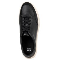 BOSS Herren Sneaker - Kieran Tenn buox, Halbschuh, Echtleder, Logo Schwarz EUR 42