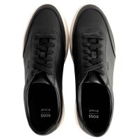 BOSS Mens Sneakers - Kieran Tenn buox, Low-top, Genuine Leather, Logo Black EUR 42 (UK 8)