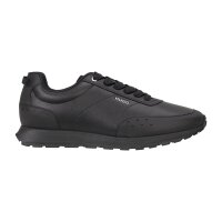 HUGO Mens Sneaker - Icelin Runn nyrbpu, trainers, laces, mixed materials Black EU 41 (UK 7)