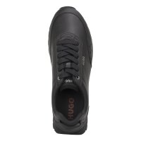 HUGO Herren Sneaker - Icelin Runn nyrbpu, Turnschuhe, Schnürung, Materialmix Schwarz EU 42
