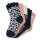 SCHIESSER girls socks, pack of 5 – ‘Legwear Kids’, patterned, cotton blend Blue 23-26
