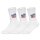 NFL Unisex Socks, 3-Pack – NFL Shield 3Pack Crew Socks, Logo, Cotton Blend White 39-42 (6-8 UK)