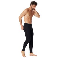 SCHIESSER Mens Long Underpants - ‘95/5’, Single Jersey, Cotton Stretch Black M (Medium)