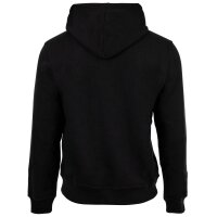 Champion Herren Sweatshirt mit Kapuze - Hooded Sweatshirt, Heavy Soft, Fleece, gesticktes Logo Schwarz M