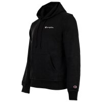 Champion Herren Sweatshirt mit Kapuze - Hooded Sweatshirt, Heavy Soft, Fleece, gesticktes Logo Schwarz M