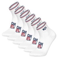 NFL Unisex Quarter Socks, Pack of 6 - NFL Shield Quarter...