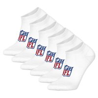 NFL Unisex Sneaker-Socken, 6er Pack - NFL Shield Sneaker...