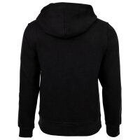 Champion Herren Sweatshirt mit Kapuze - Hooded Sweatshirt, Soft Compact Basic, Fleece, gesticktes Logo Schwarz M