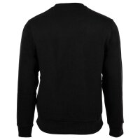 Champion Herren Sweatshirt -  Crewneck Sweatshirt, Soft Compact Basic, Fleece Schwarz M
