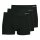 JACK&JONES Herren Boxershorts, 3er Pack - JACBASIC BAMBOO TRUNKS, Viskose-Baumwoll-Mix Schwarz M