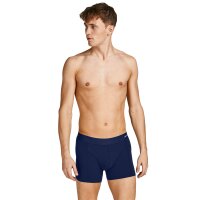 JACK&JONES Mens Boxer Shorts, 3-Pack - JACBASIC BAMBOO TRUNKS, Viscose-Cotton Blend Black/Blue/Green 2XL (XX-Large)