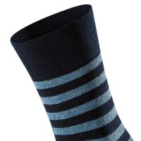 SCHIESSER Mens Socks, 5-pack – ‘Bluebird’, cotton blend, plain/patterned Blue/striped 39-42 (UK 6-8)