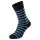 SCHIESSER Herren Socken, 5er Pack - "Bluebird", Baumwoll-Mix, uni/gemustert Blau/gestreift 39-42
