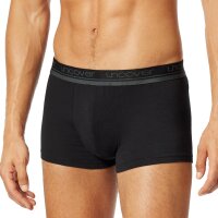 UNCOVER by SCHIESSER Herren Boxershorts, 5er Pack - Shorts, Single Jersey, einfarbig Schwarz L