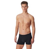 UNCOVER by SCHIESSER Mens Boxer Shorts, 5-Pack - Shorts, Single Jersey, Plain Colour Black S (Small)