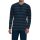 TOM TAILOR Men Pyjamas, Button Placket - Long, Open Leg, Cotton Darkblue/Green M (Medium)