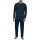 TOM TAILOR Men Pyjamas, Button Placket - Long, Open Leg, Cotton Darkblue/Green M (Medium)