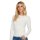 ONLY Womens Long-Sleeved Shirt - ONLRILEY O-NECK TOP, Long Sleeve, Round Neck, Cotton Stretch Ecru XS (X-Small)