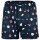 Happy Shorts Herren Web-Boxershorts - X-MAS, American Boxershorts, Weihnachtsprint Snowmen & Gingerbreadmen navy S