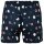 Happy Shorts Mens Woven Boxer Shorts - X-MAS, American Boxers, Christmas Print Snowmen & Gingerbreadmen navy S (Small)