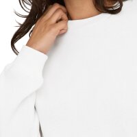 ONLY Womens Sweatshirt - ONLSWEAT LIFE CREW OVERSIZE SWT, Round Neck, Cotton Blend White M (Medium)