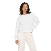 ONLY Womens Sweatshirt - ONLSWEAT LIFE CREW OVERSIZE SWT, Round Neck, Cotton Blend White S (Small)