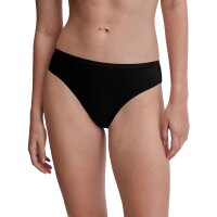 CALIDA Damen Slip - Sleek Skin, Brief, einfarbig Schwarz XS (36/38)