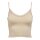 ONLY Womens Cropped Top - ONLVICKY LACE SEAMLESS CROPPED TOP, Strapless Top, Lace Beige S/M (Small/Medium)