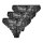 ONLY Damen Brazil-Slips, 3er Pack - ONLCHLOE LACE BRAZIL, Spitze Schwarz XS