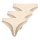 ONLY Womens Thongs, 3-Pack - ONLVICKY RIB THONG, ribbed Beige S/M (Small/Medium)
