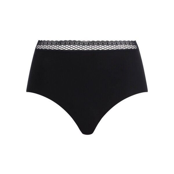 Chantelle Women Waist Brief - Cozy Chic, invisible, breathable Black M (Medium)