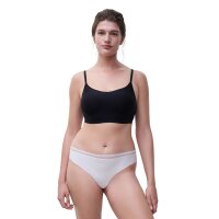 Chantelle Damen Tanga - Cozy Chic, unsichtbar, atmungsaktiv Weiß S