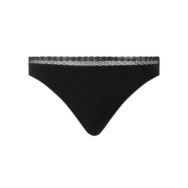 Chantelle Damen Tanga - Cozy Chic, unsichtbar, atmungsaktiv Schwarz S
