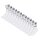 adidas unisex quarter socks, 12-pack - Cushioned 3S Linear, logo, single-coloured White 37-39