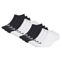 adidas unisex sneaker socks, 12-pack - Sportswear Thin No-Show, logo, single-coloured