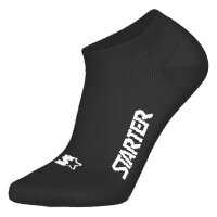 STARTER Unisex Sneakersocken, 9er Pack - Sneaker Socks, Logo, Baumwollmischung Schwarz 39-42