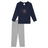 SCHIESSER Boys Pyjamas, Long - Kids, Open Leg, Cotton, Print